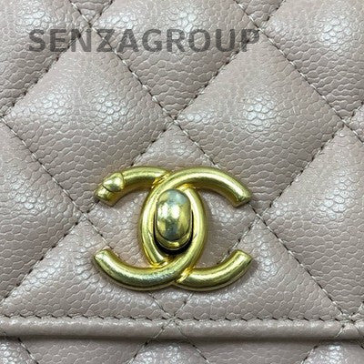 Chanel Pink Gold WOC Chain Shoulder Crossbody Bag Women Classic