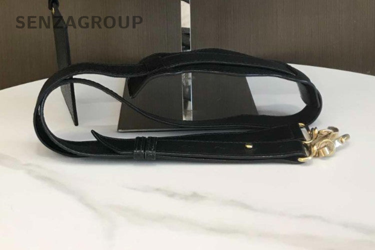 Balenciaga Mini Top Handle Shoulder Bag Crossbody Black Gold Women Classic