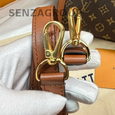Louis Vuitton Daphne Monogram Handbag Shoulder Bag Brown Women