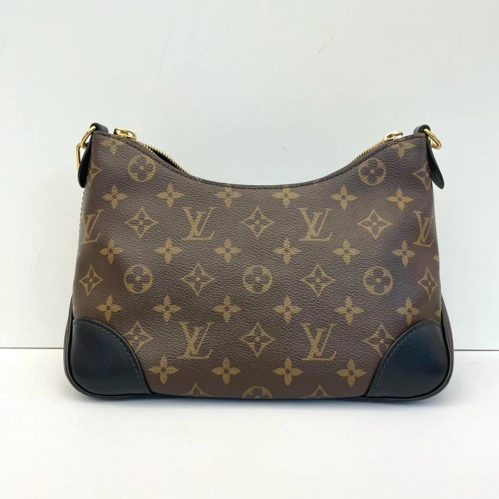 Louis Vuitton Boulogne Black Shoulder Crossbody Bag For Women