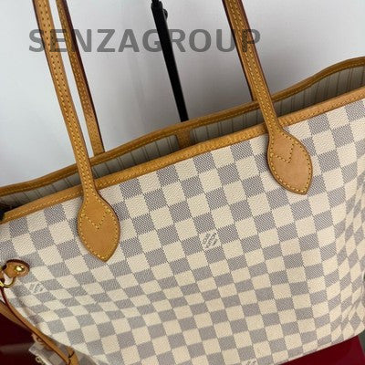 Louis Vuitton Neverfull MM Damier Ebene Tote Shoulder Bag Classic Women