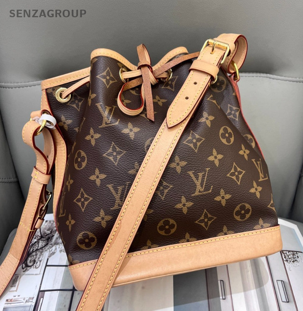 Louis Vuitton Noe Monogram Drawstring Shoulder bag Women Brown