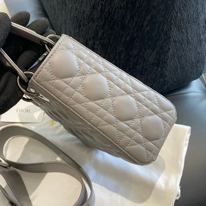Dior Lady Dior Crossbody Top Handle Excellent