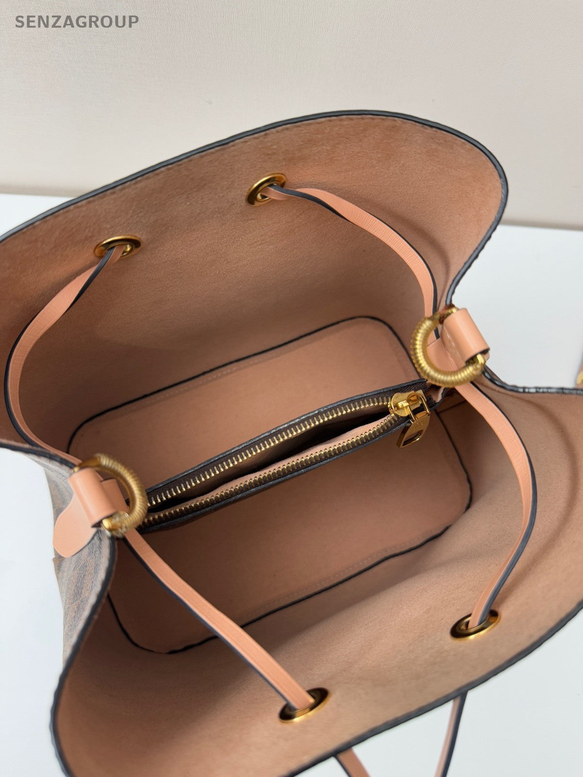 Louis Vuitton NeoNoe Damier Ebene Drawstring Shoulder bag Brown Women Classic