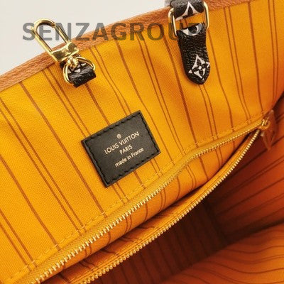 Louis Vuitton Onthego GM Monogram Leopard Tote Shoulder Bag Women's Classic