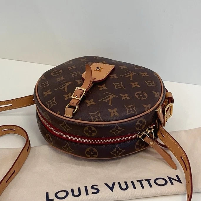 Louis Vuitton Boite Chapeau Souple MM Monogram Shoulder Crossbody Brown
