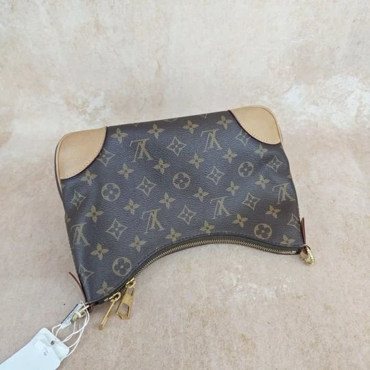 Louis Vuitton Boulogne Monogram Canvas Shoulder Bag Crossbody Excellent