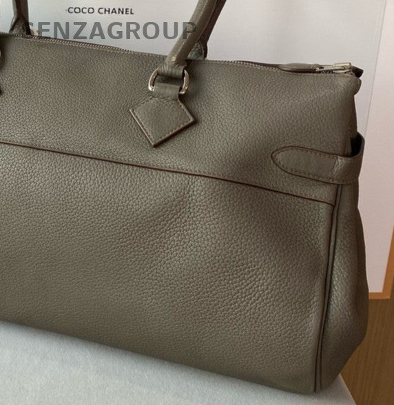 Hermes Altas Shoulder Tote Shoulder Bag Unisex Adults Classic Fashion Silver