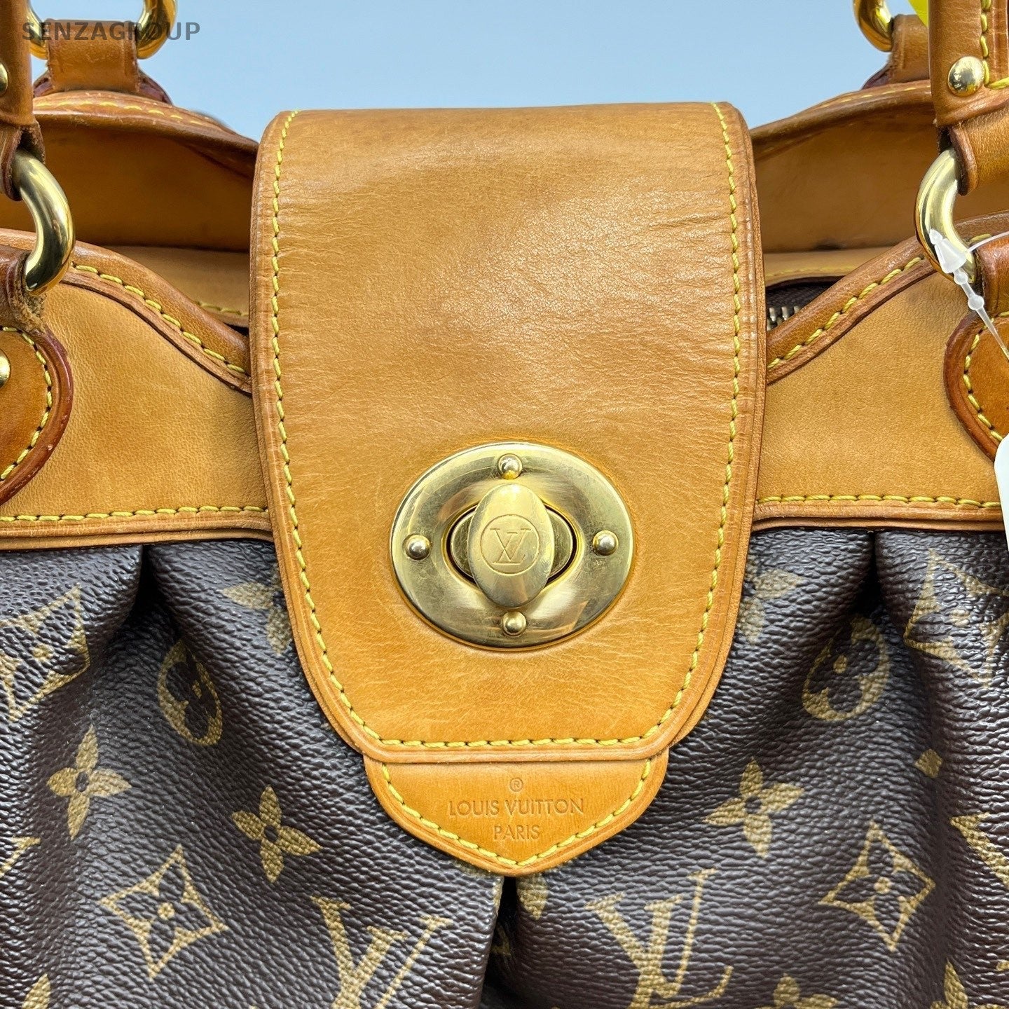 Louis Vuitton Boetie Monogram Top Handle Bag Shoulder Bag Women Classic Vintage