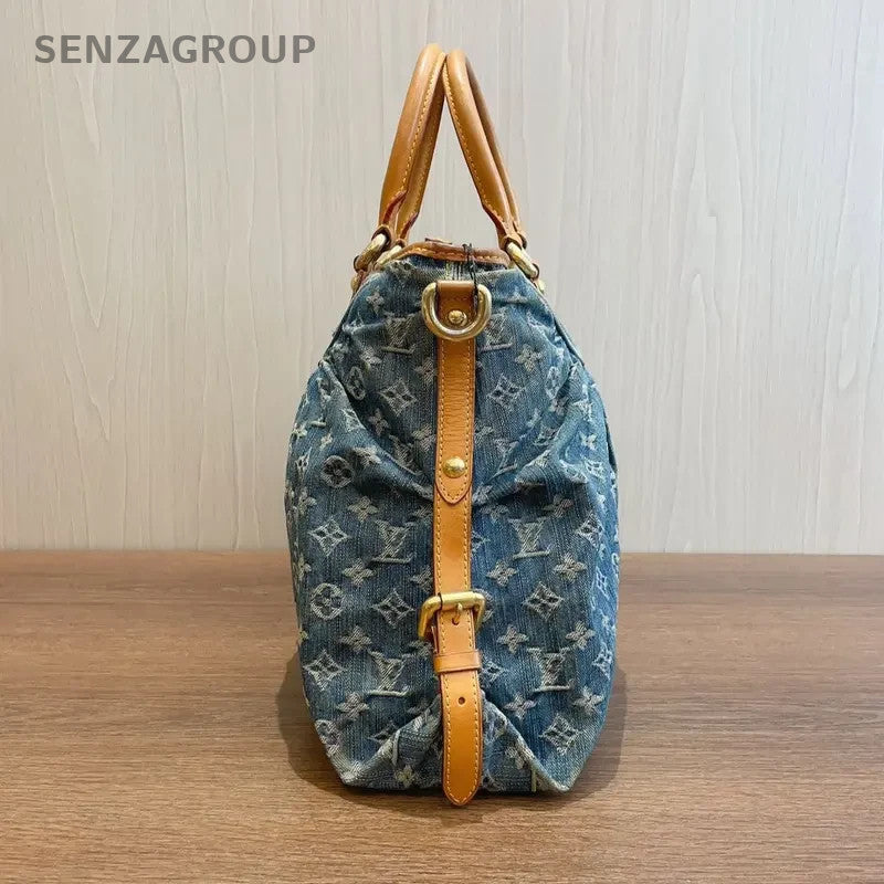 SJ0001 Louis Vuitton Baggy Tote Bags Monogram Denim Neo Cabby