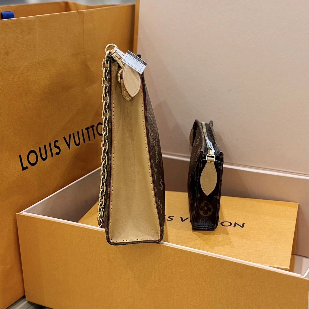 Louis Vuitton Toiletry Pouch On Chain Monogram Canvas Shoulder Bag
