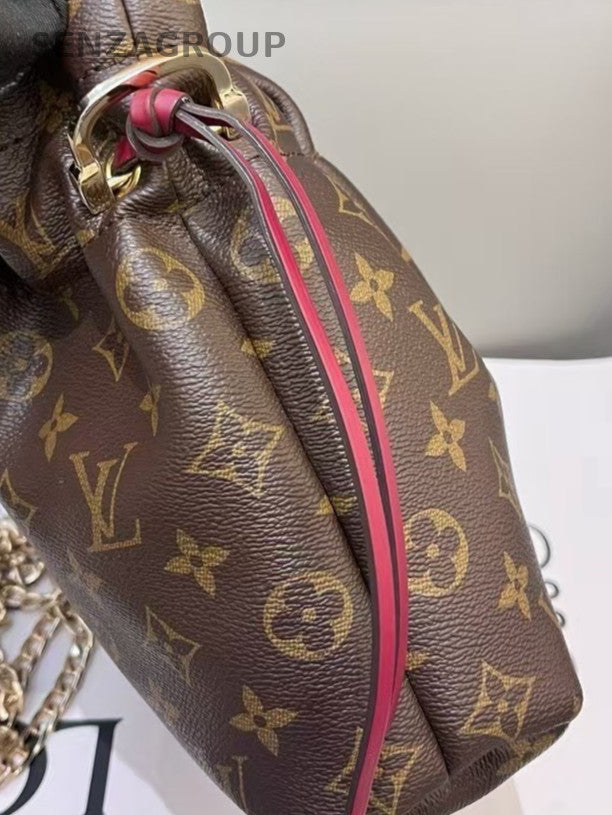 Louis Vuitton Monogram Handbag Clutch Bag Women Brown