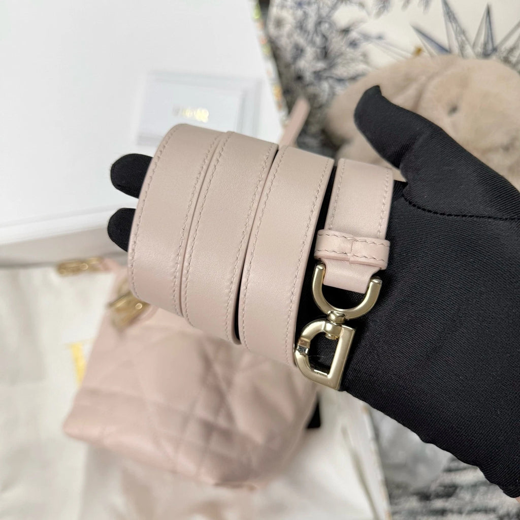 Dior Toujours Vertical Nano Sakura Pink Crossbody Bag For Women
