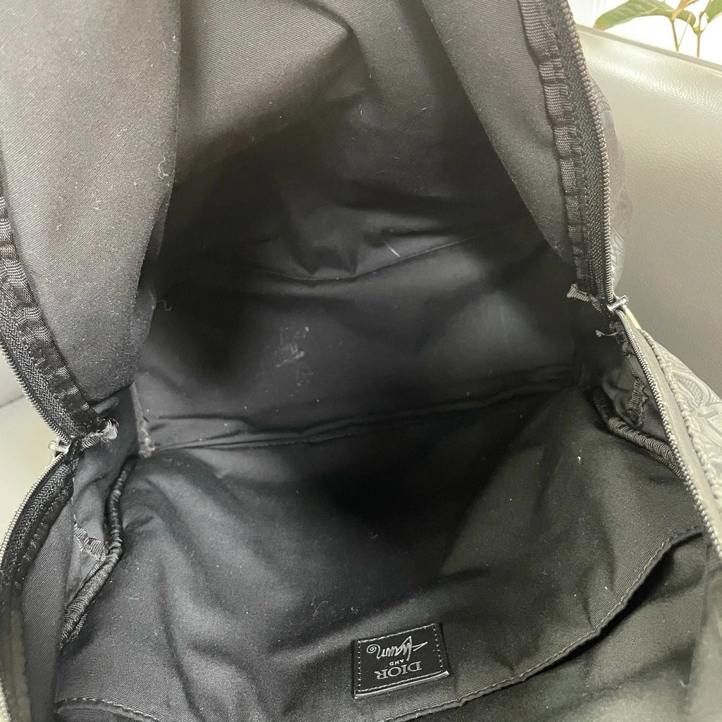 Dior x Stussy All Over Logo Print Casual Backpack For Women