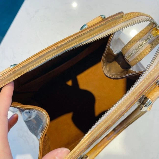 Louis Vuitton Bronze Patent Leather Handbag For Women