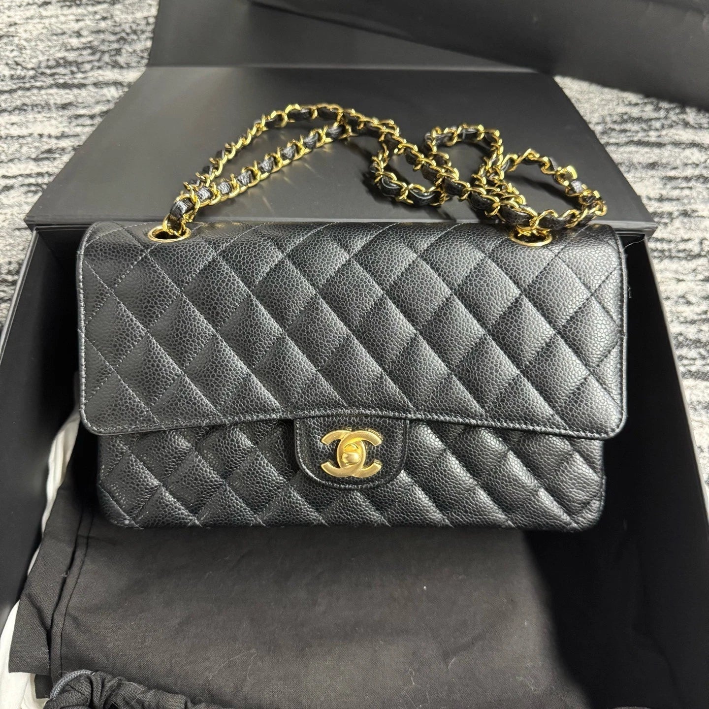 CHANEL CF Medium Leather Shoulder Bag For Women