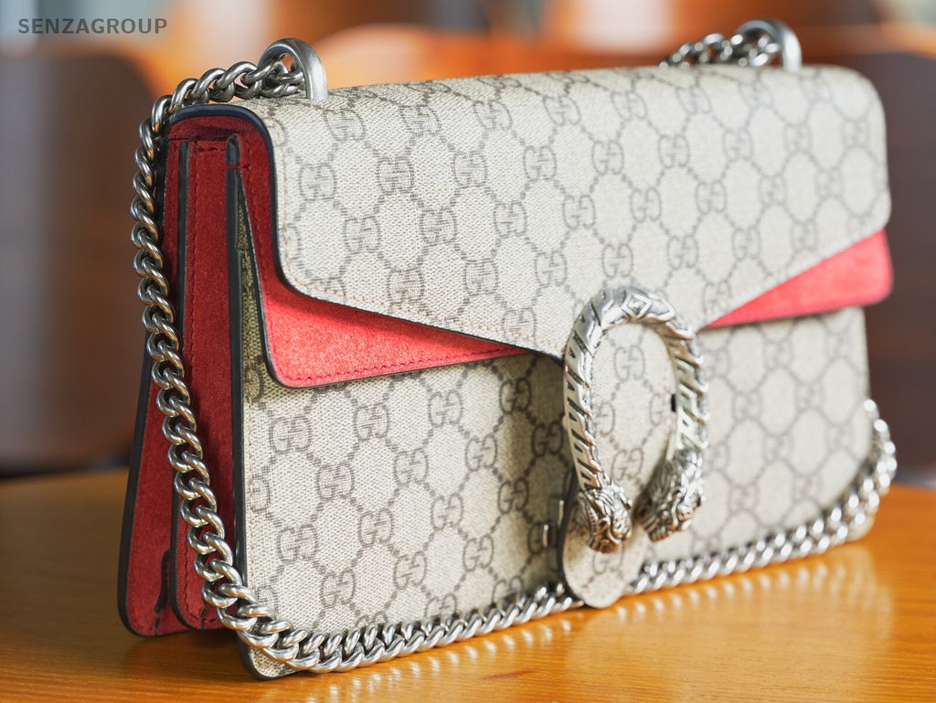 GUCCI Dionysus GG red Shoulder bag Crossbody