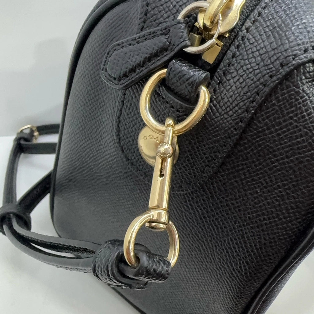 Coach Bennett 23 Black Boston Handbag Shoulder Crossbody Women