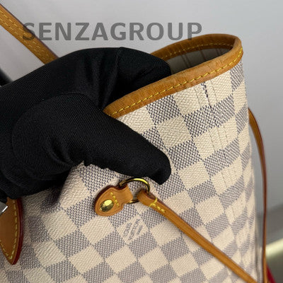 Louis Vuitton Neverfull MM Damier Ebene Tote Shoulder Bag Classic Women