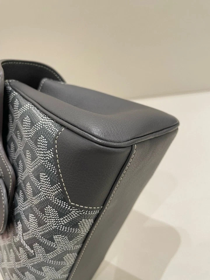 Goyard Saigon Mini Gray Top Handle Bag For Women