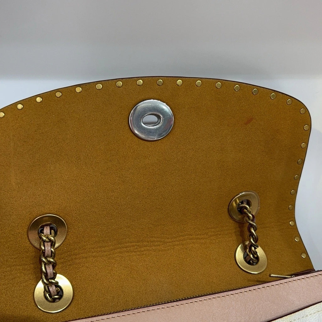 Coach Parker 26 Monogram Canvas Chain Shoulder Crossbody Bag For Women