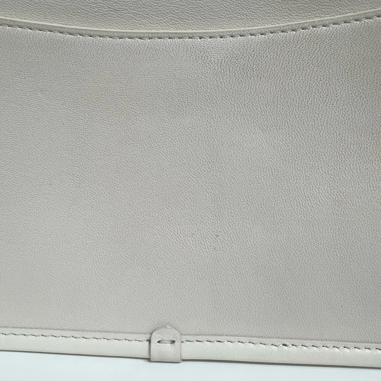 Coach Turn lock 18 White Leather Handbag Shoulder Crossbody Women