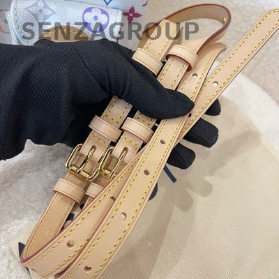 Louis Vuitton Monogram Multicolor Backpack White Gold Buckle