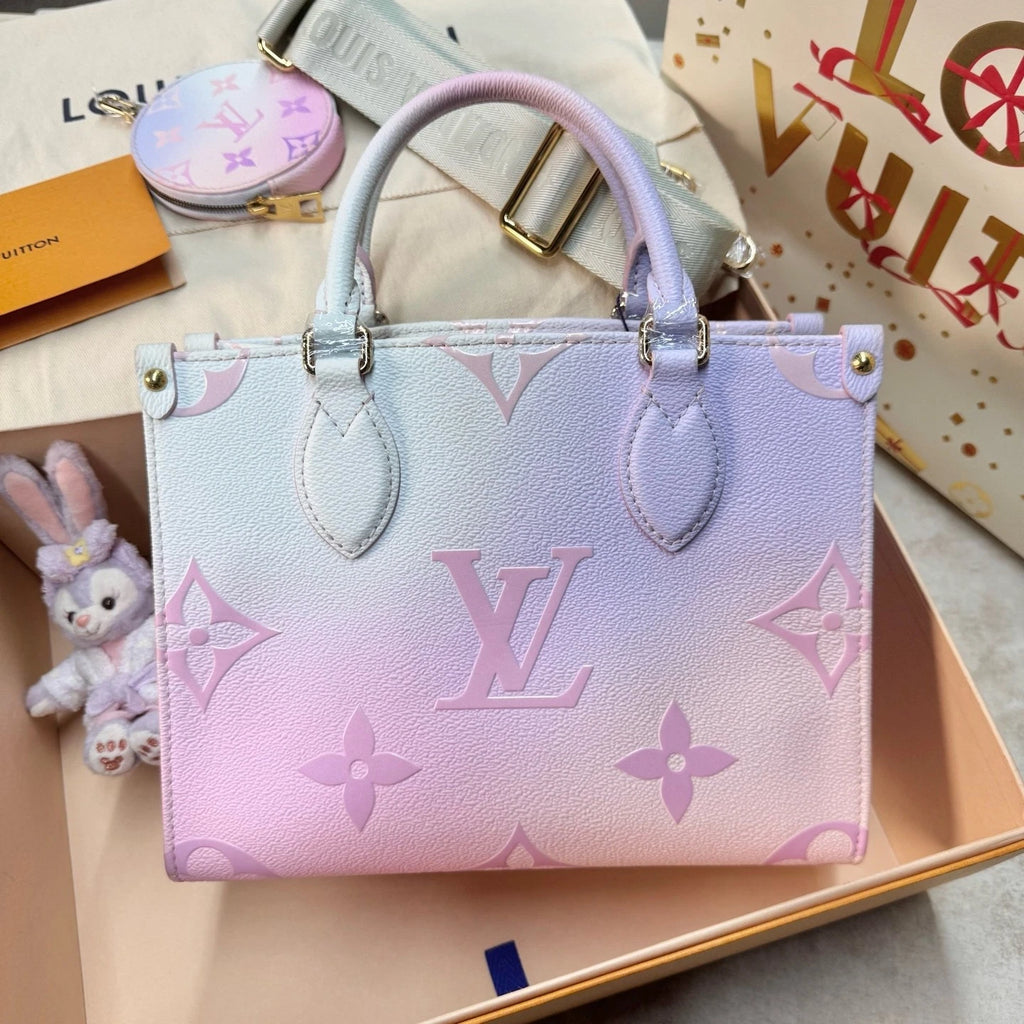 Louis Vuitton Onthego PM Multicolor Canvas Tote Bag For Women
