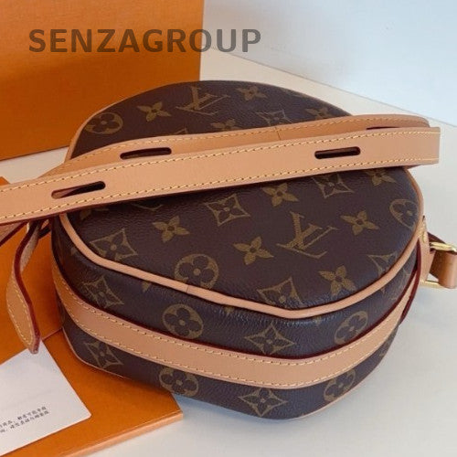 Louis Vuitton Monogram PM Round Bag Shoulder Bag Crossbody Brown Gold Women