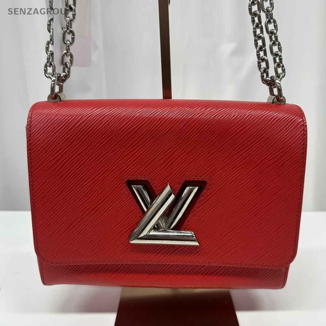 Louis Vuitton Twist Epi Leather Red with silver Shoulder Crossbody bag