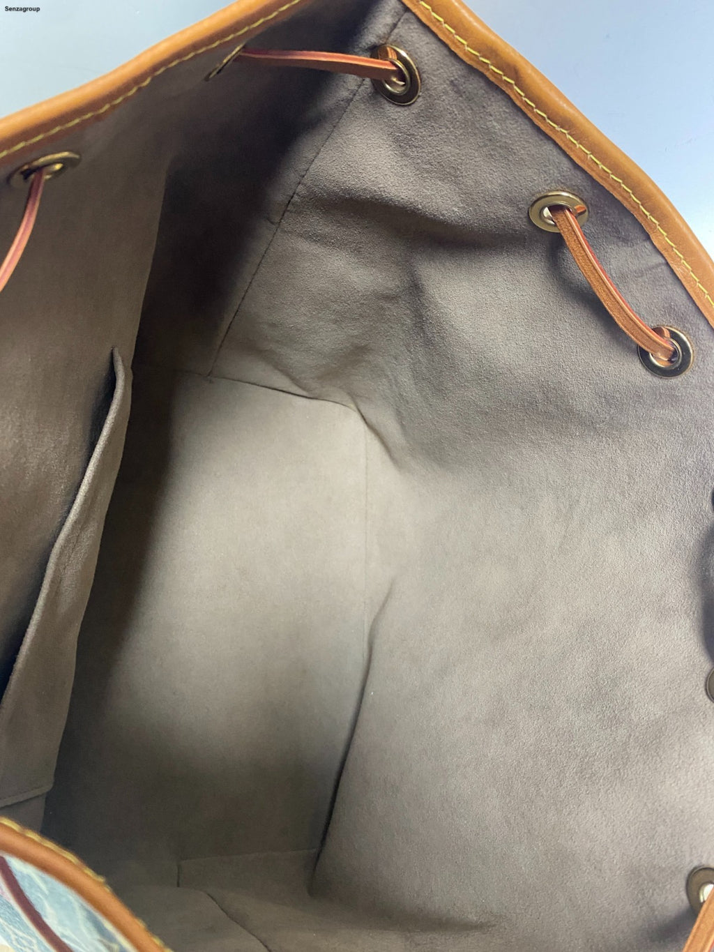 Louis Vuitton Monogram Black Multicolor Bucket Shoulder Bag Crossbody Women