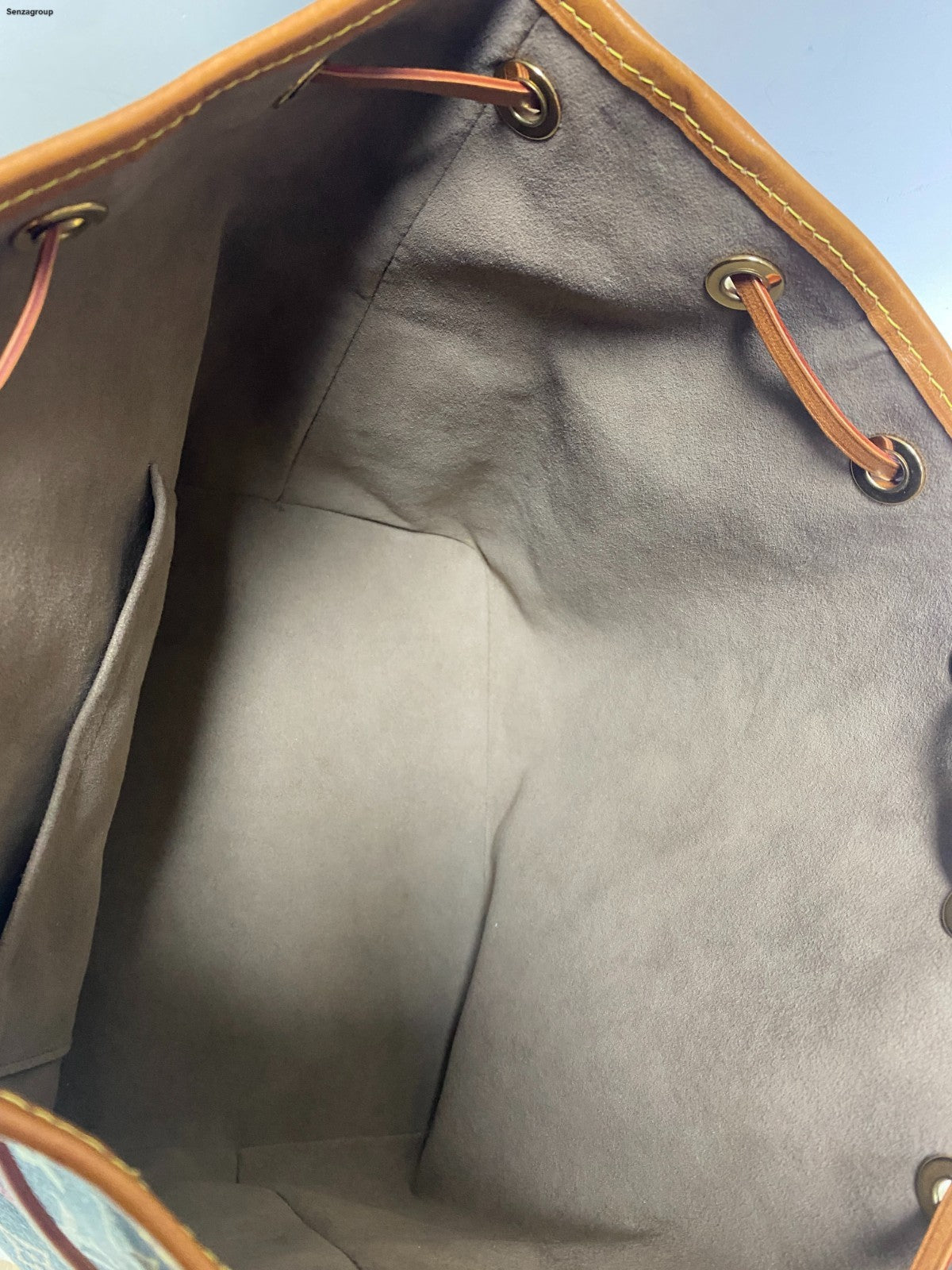 Louis Vuitton Monogram Black Multicolor Bucket Shoulder Bag Crossbody Women
