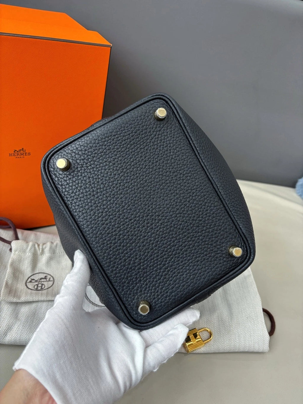 Hermès Picotin 18 Handbag Black Women Classic