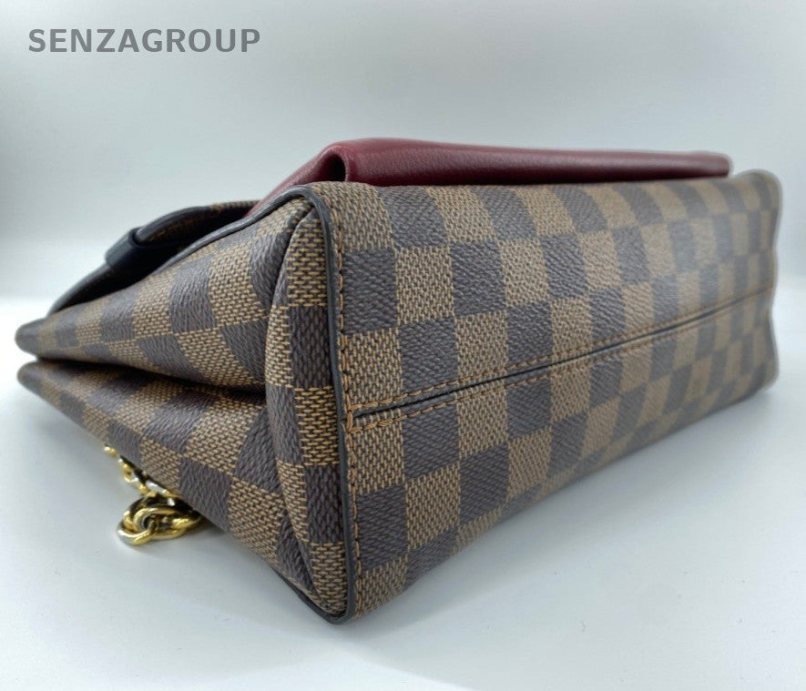 Louis Vuitton Vavin Chain Shoulder Bag Brown Purple Gold Women Classic Fashion