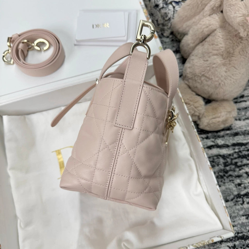 Dior Toujours Vertical Nano Sakura Pink Crossbody Bag For Women