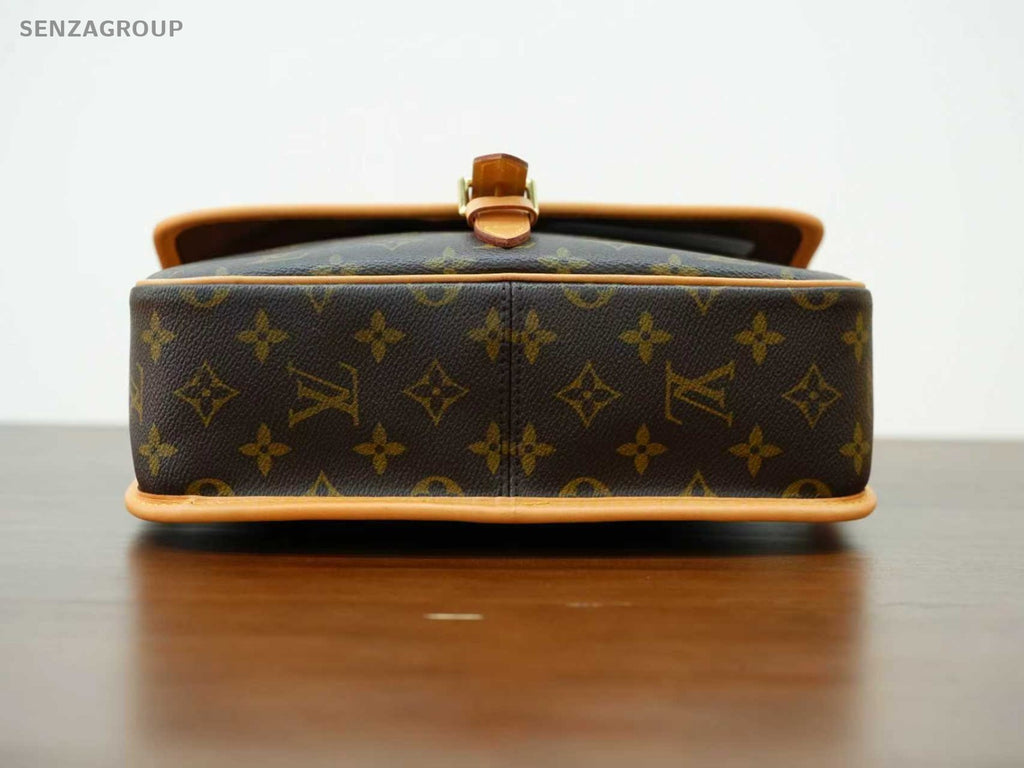 Louis Vuitton Sologne Monogram Shoulder Crossbody Bag Brown Vintage M42250