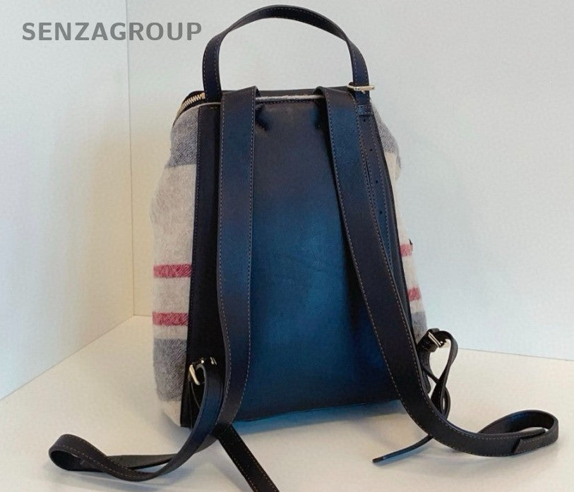 Mochila de ombro Loewe Goya PM couro de bezerro multicolorida feminina-