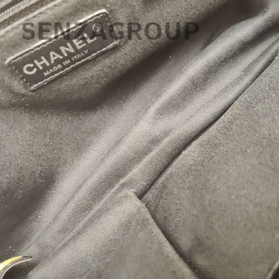 Chanel Classic Flap Jumbo Black Silver Chain Shoulder Bag