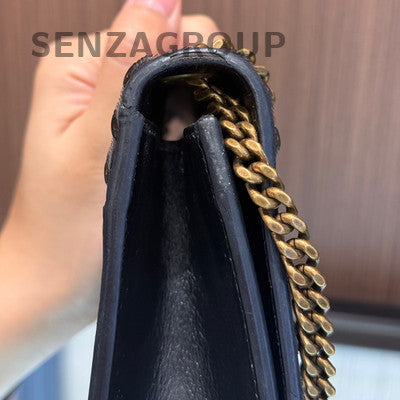 Saint Laurent YSL Kate Tassel Black Gold Chain Shoulder Crossbody Bag