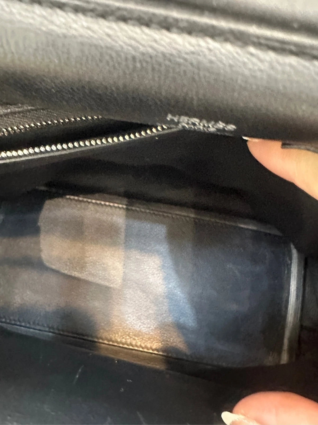 Hermes Mini 2424 Black Silver Handbag For Women