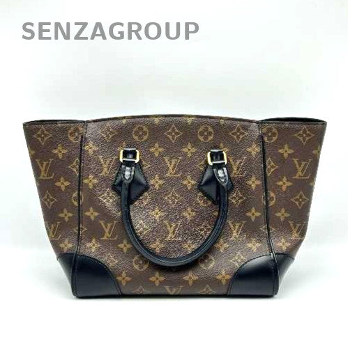 Louis Vuitton Phenix Monogram tote Handbag Women Brown Black