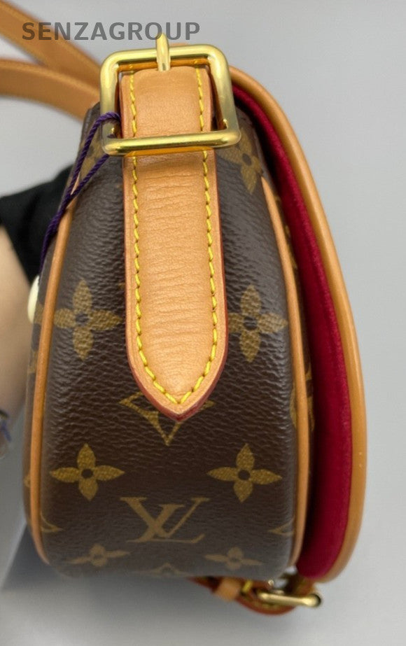 Louis Vuitton Saddle Monogram Shoulder bag Crossbody Women Brown