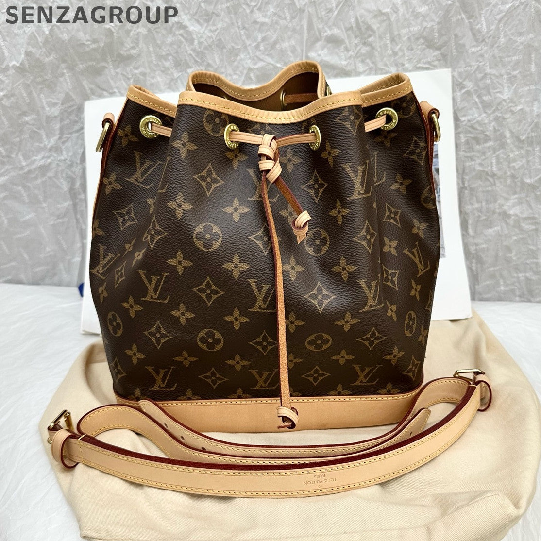 Louis Vuitton Noe Monogram Bucket Bag Medium Shoulder Crossbody Classic Women