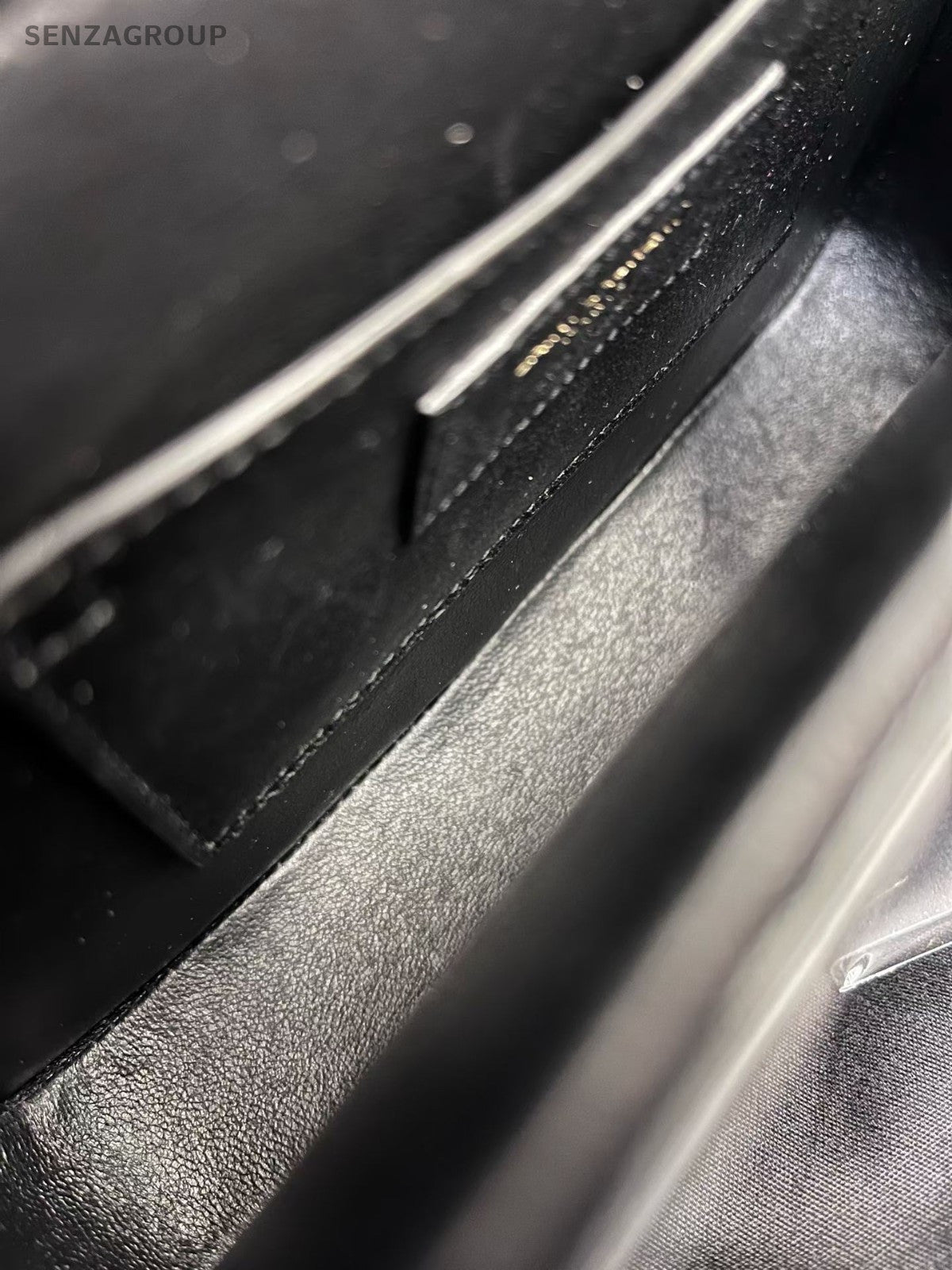 Saint Laurent Solferino 2Way Shoulder Bag Crossbody Black Gold Women Classic