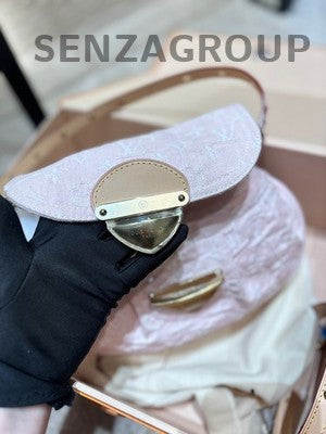 Louis Vuitton Pink Gold Shoulder Bag Classic Fashion Women