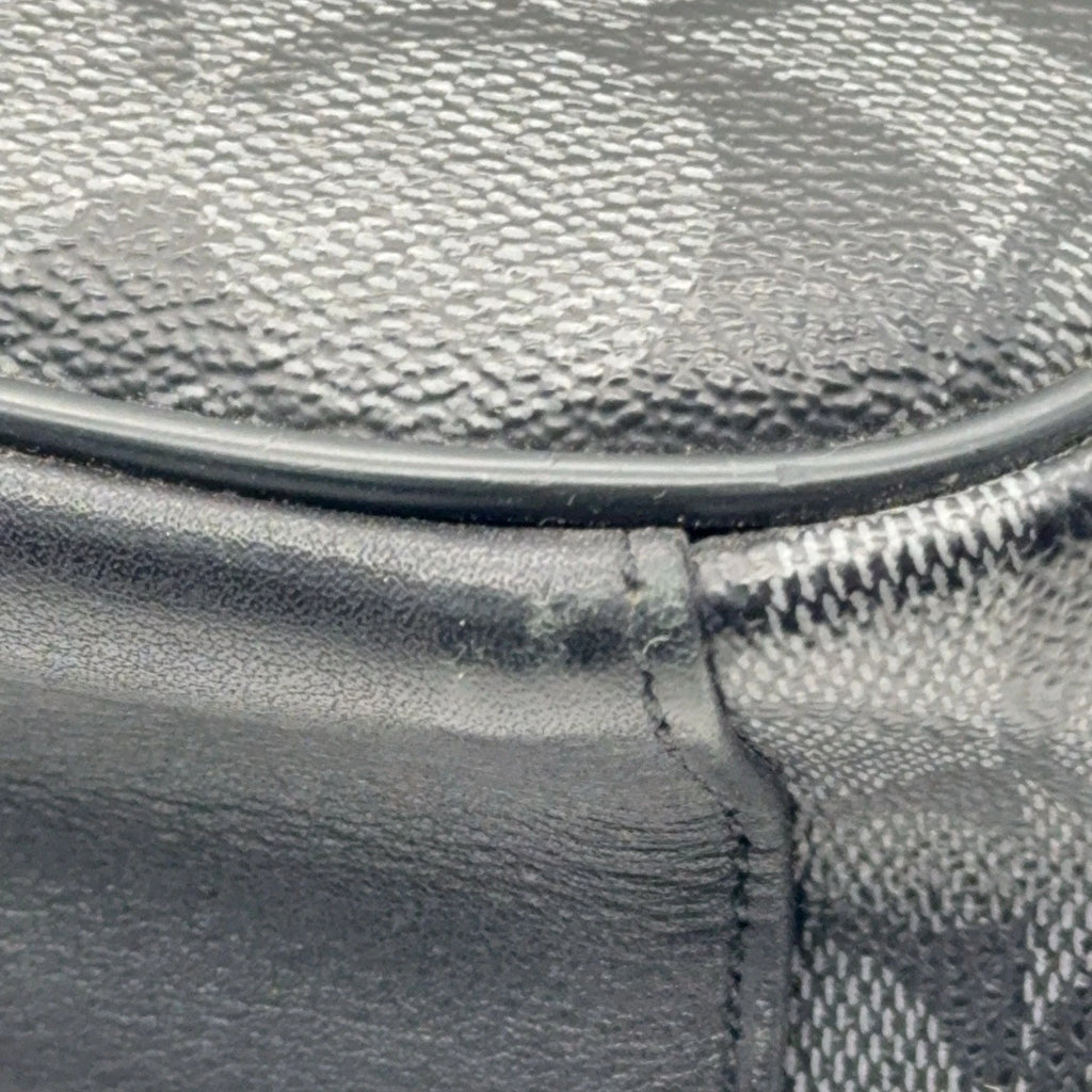 Coach Black Grey Monogram Canvas Shoulder Crossbody Bag For Women