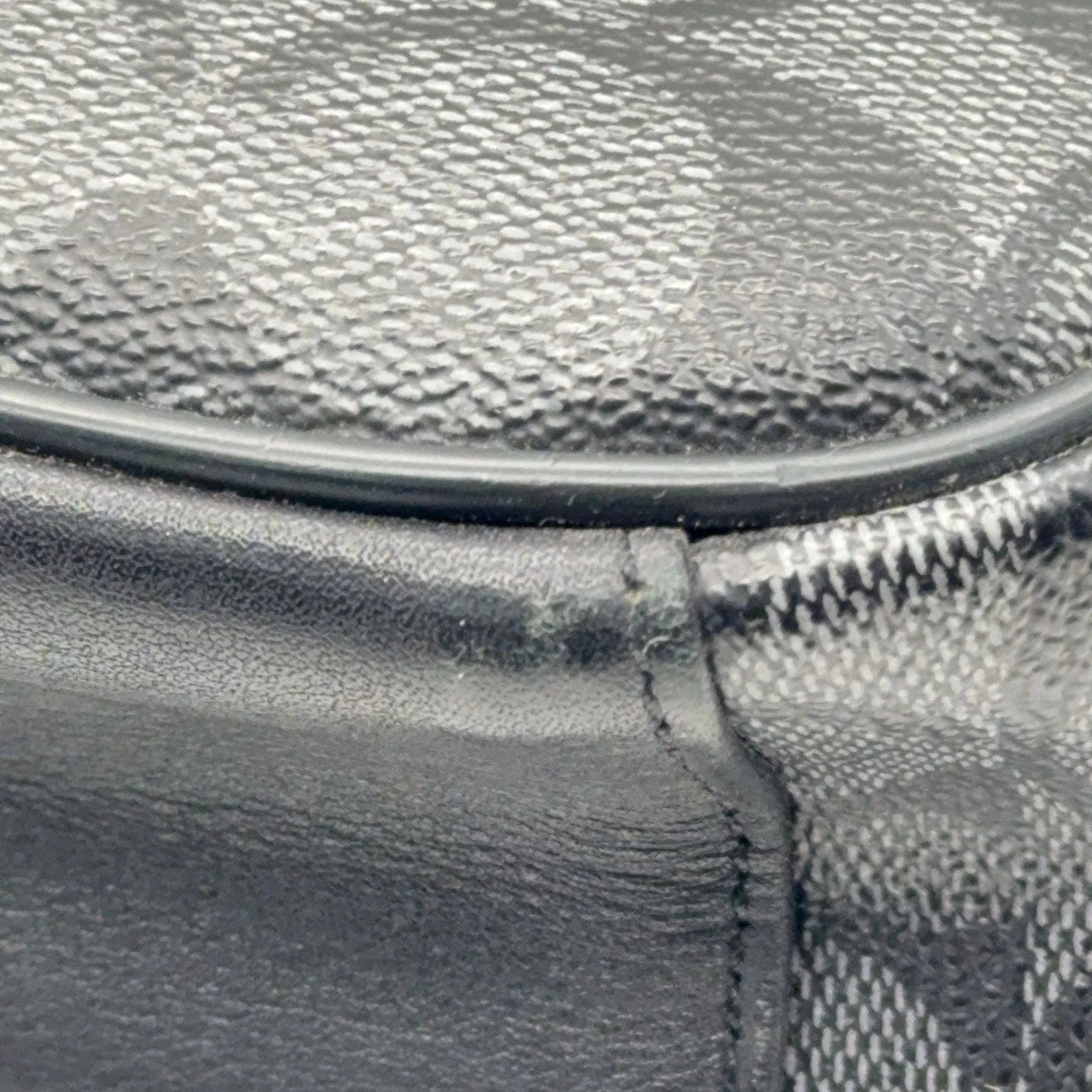 Coach Black Grey Monogram Canvas Shoulder Crossbody Bag For Women