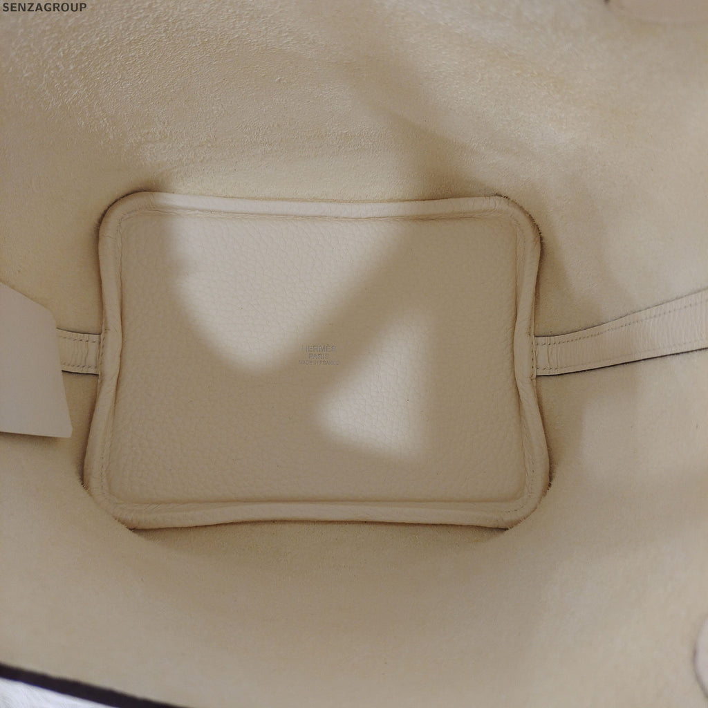 Hermès Picotin 18 White Bag Silver Hardware - Classic Fashion Women's Tote