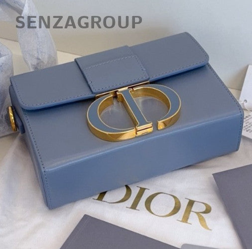 Christian Dior Montaigne Box Haze blue Shoulder bag Almost Brand NEW