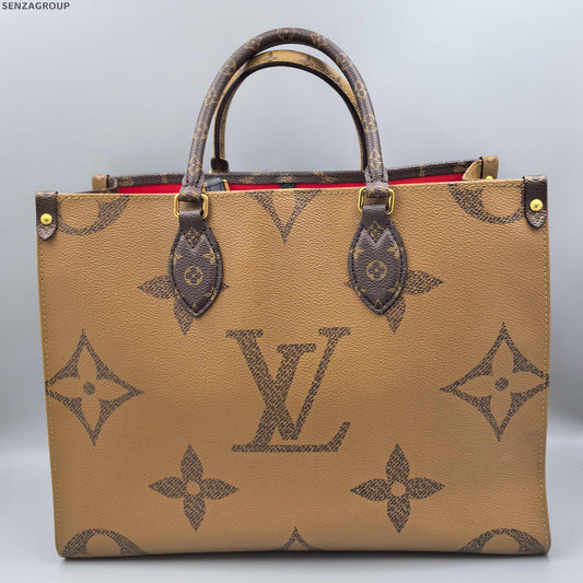 Louis Vuitton Onthego MM Monogram Tote Handbag Shoulder Bag Women Classic